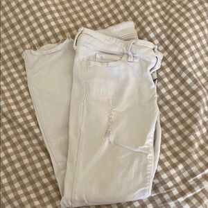 Uniqlo Cream Jeans